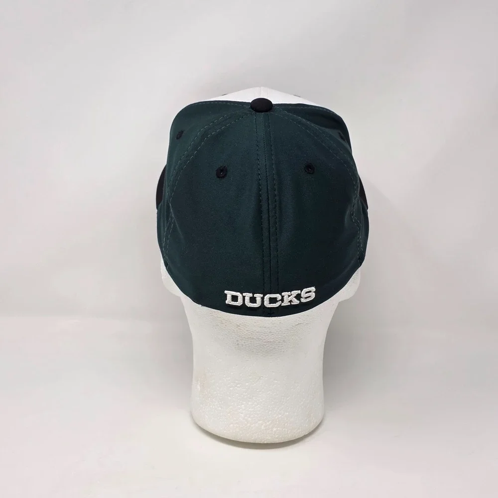 Zephyr Z-Fit Size Small Texas Patch Ducks‎ Hat Cap Green/White Embroidered Logo